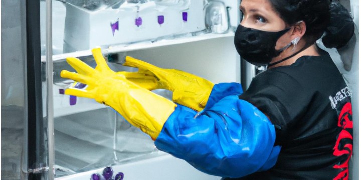 DALLE_2023-01-25_19.02.07_-_Una_trabajadora_en_una_camara_frigorifica_con_equipos_de_proteccion_individual_y_unos_guantes_como_los_de_Mickey_Mouse__20230126151428_20230126151516